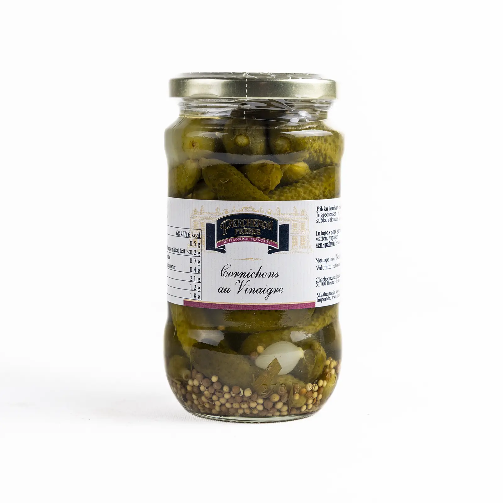Cornichons – Pikku kurkut etikassa, 370 ml