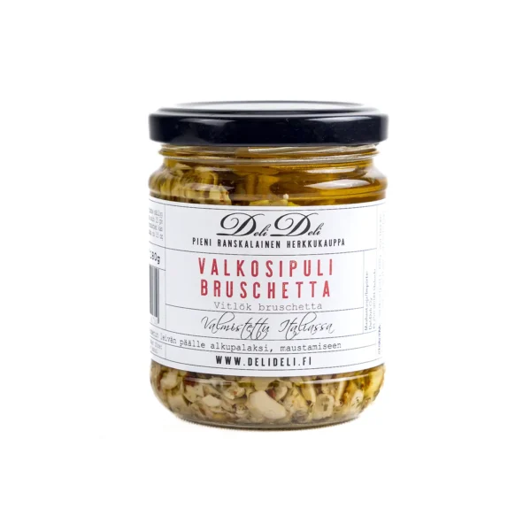 Miedosti chilinen valkosipuli Bruschetta 180g