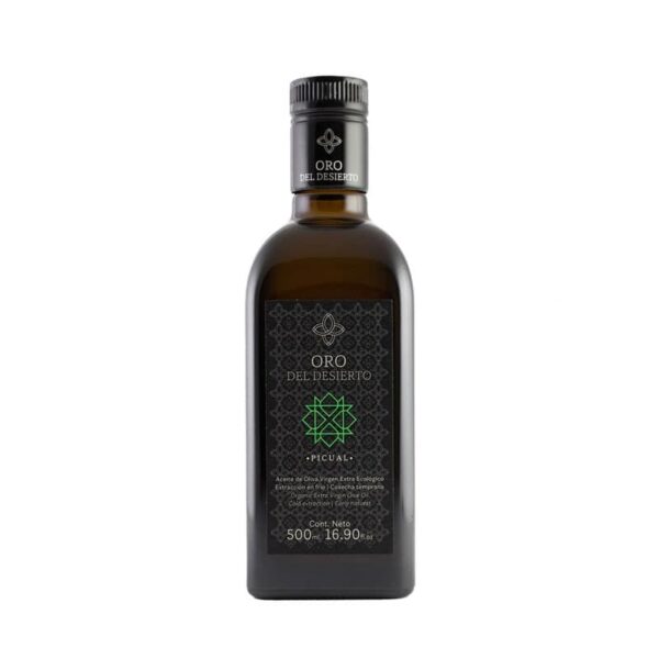 Picual- extra virgin -oliiviöljy -Early Harvest, Oro del Desierto, luomu 500 ml