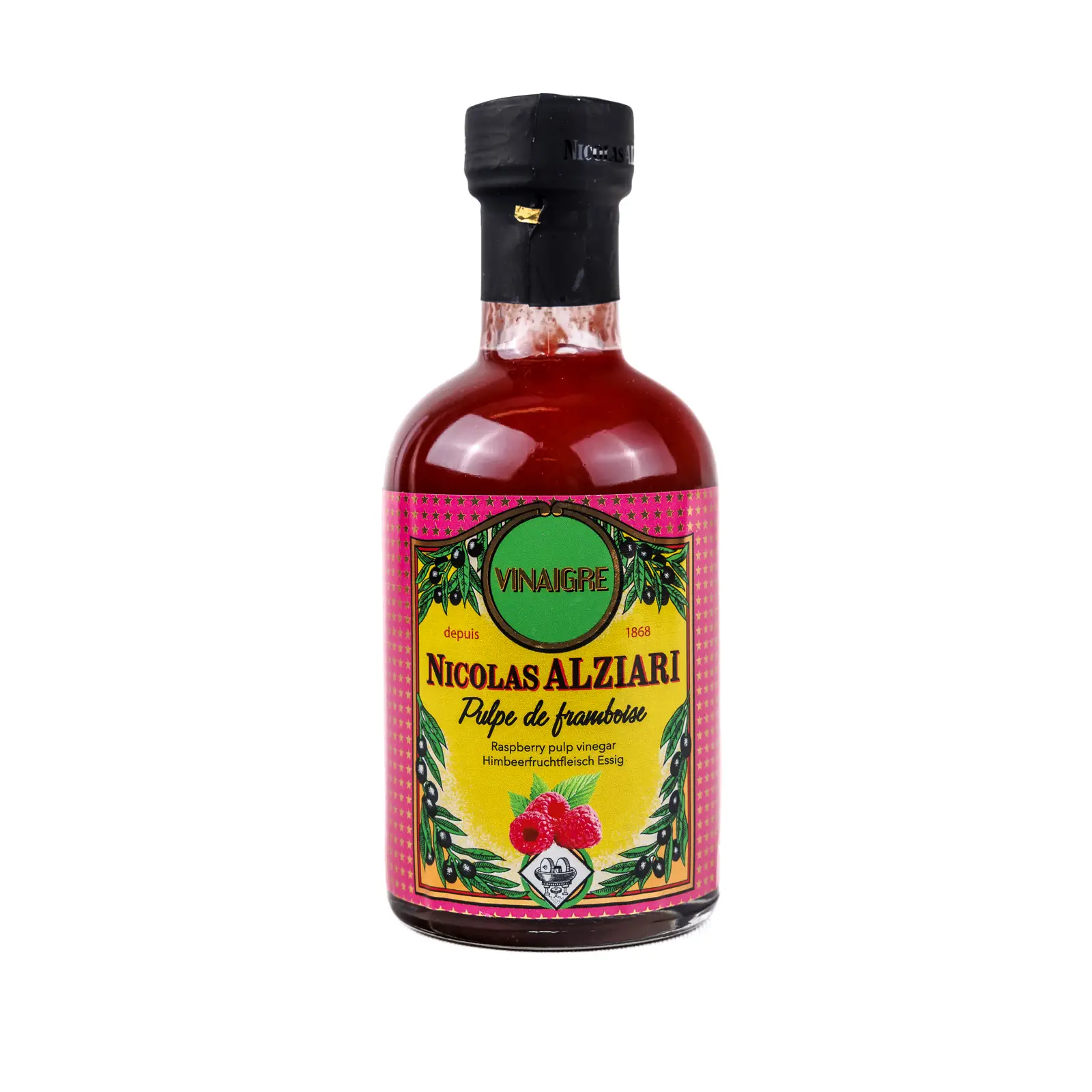 Vadelmaviinietikka sis.40% vadelmaa, La Maison Alziari 200 ml
